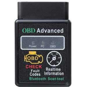 [eonon] OBD2 Ԍ̏ff@ Bluetoothڑ androidp Ԃ̏ԂA^C\@eЂ̌̏R[h\ ԃGWԂȂǃ`FbN Ǐo V0056
