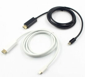 Mini DisplayPort to HDMI 変換ケーブル MacPC→HDMIコンバーター 1080P フルHD Mini DisplayPort搭載のノートPCからテレビ大画面に minidp-HDMI MINIDP2HDMI