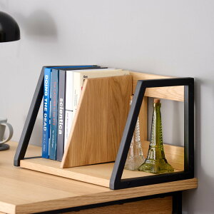 ブックスタンド ブックラック 本棚 ラック 机上 卓上 卓上ラック デスク周り 収納 収納棚 完成品 木製 天然木 スチール 収納 シンプル コンパクト おしゃれ 北欧 教科書 書類 事務所 整理 大