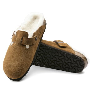 BIRKENSTOCK�r���P���V���g�b�N Boston Shearling �X�G�[�h���U�[ �u���b�N(0259883) / �~���N(1001141) �i���[
