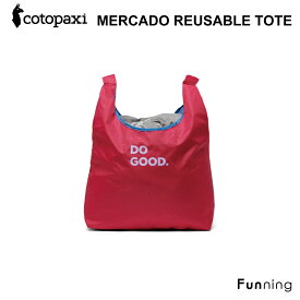 コトパクシ Cotopaxi Mercado Reusable Tote DelDia 24L エコバッグ レジバッグ アウトドア キャンプ ピクニック ビーチ レジャー 軽量 パッカブル仕様 カラフル サステナブル オンリーワン プレゼント【国内正規品】【送料無料】