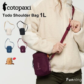【26春夏新色】コトパクシ Cotopaxi Todo 1L ショルダーバッグ ミニバッグ 軽量 2Way アウトドア フェス 旅行 街歩きに最適 ユニセックス 正規品