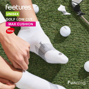 Feetures �t�B�[�`���[�Y GOLF LOW CUT Max Cushion �S���t�\�b�N�X ���j�Z�b�N�X �j�����p ���[�J�b�g �z������ �y�ʃN�b�V���� �����j���O �X�|�[�c �e�j�X �W�� �f�C���[ �����₷�� ���K ���K�i