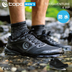 Topo Athletic �g�| �A�X���`�b�N TERRAVENTURE 4 WP (�e���x���`���[4 �E�H�[�^�[�v���[) �g���C�������j���O�V���[�Y �����Y �g���C�� �����j���O �n�C�L���O �g���[�j���O �o�R �X�j�[�J�[ �y�� ��