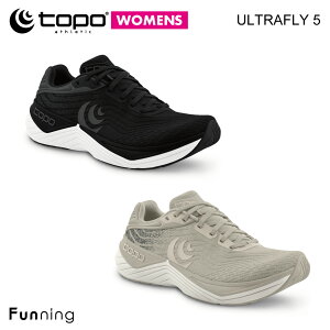 Topo Athletic �g�| �A�X���`�b�N ULTRAFLY5 (�E���g���t���C5) �����j���O�V���[�Y ���f�B�[�X ���� ���[�h �}���\�� �E�H�[�L���O �g���[�j���O �X�|�[�c �X�j�[�J�[ �y�� ���L �ʋC�� 5mm�h���b�v 