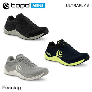 Topo Athletic ULTRAFLY5 �����Y �����j���O�V���[�Y ���L �y�� �ʋC�� 5mm�h���b�v �g�|�A�X���`�b�N ���K�i �}���\�� �E�H�[�L���O�Ή�