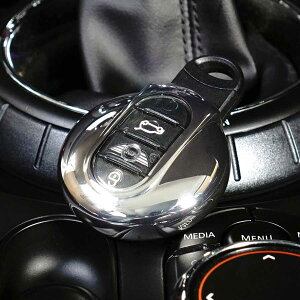 ★50円クーポンあり★ SKYBELL キーケース キーカバー ミニクーパー bmw mini F54 F55 F56 F57 F60 cooper アクセサリー グッズ スマートキー メタリック調 フルカバー インテリア 車 カスタムパーツ ユニ