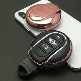 ＼P2倍＆50円クーポン／ SKYBELL ミニクーパー キーケース キーカバー メタリック調 BMW MINI F54 F55 F56 F57 F60 cooper アクセサリー グッズ インテリア 車 カスタムパーツ 便利グッズ パーツ ユニオンジャック おしゃれ かっこいい かわいい カバー カー 用品