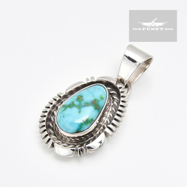 シルバーターコイズペンダントトップ シルバー925 スリーピング  