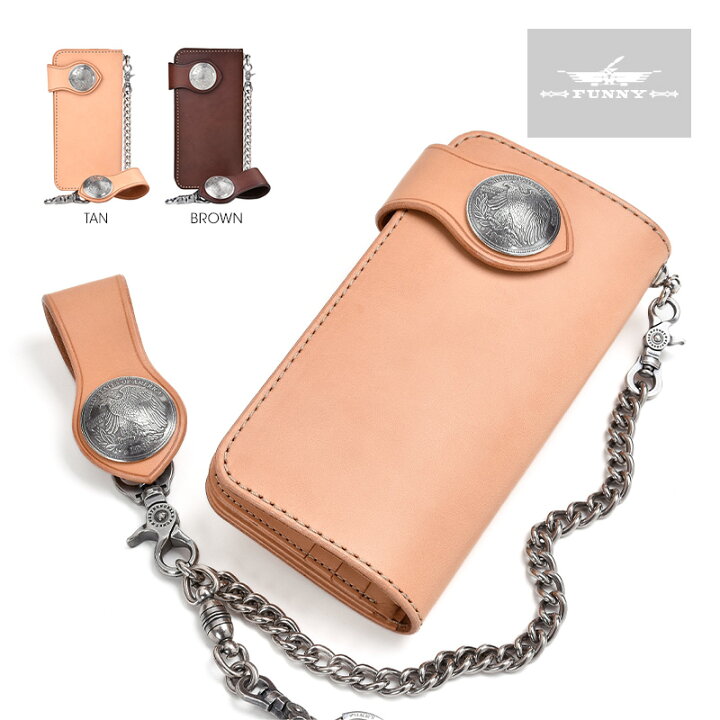 楽天市場】【FUNNY公式ストア】 ファニー ライダースウォレット 37mm  