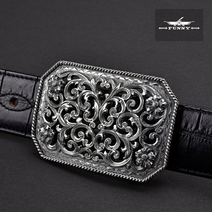 楽天市場】【FUNNY公式ストア】 《SQUARE FILIGREE BUCKLE》 スクエア  