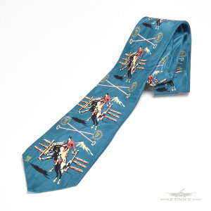 �yFUNNY�����X�g�A�zROCK MOUNT ���b�N�}�E���g �V���N�^�C �yBroncs & Brands Blue Western Silk Tie�^448-BLUE�z �V���N �A�p�������� �G�� �l�N�^�C �t�@�b�V���� �����Y ���f�B�[�X �E�G�X�^�� �v���[���g 