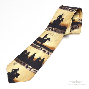 �yFUNNY�����X�g�A�zROCK MOUNT ���b�N�}�E���g �V���N�^�C �yLimited-Edition Trail Riders Silhouette Silk Tie�^471�z �V���N �A�p�������� �G�� �l�N�^�C �t�@�b�V���� �����Y ���f�B�[�X �E�G�X�^�� �v���[