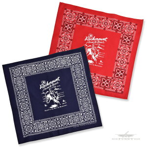 �yFUNNY�����X�g�A�zROCK MOUNT ���b�N�}�E���g �o���_�i �yRockmount Bronc Western Cotton Bandana�z �R�b�g�� �E�G�X�^���G�� ���b�h �l�C�r�[ �t�@�b�V���� �����Y ���f�B�[�X �E�G�X�^�� �v���[���g �M
