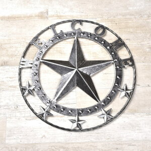 yFUNNYXgAz EFJ{[h ^X^[ Vo[ [Antiqued Decorative 18" Welcome Metal Star^87-1392-141-0] Ǌ| X^[  CeA EGX^ JE{[C CeAG a v