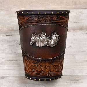 yFUNNYXgAzRAINBOW TRADING ñS~ [HORSE TOOLED LEATHER WASTE BASKET^RA8888] ݔ _Xg{bNX CeA EGX^ JE{[C CeAG a v[g Mtg FUNNY