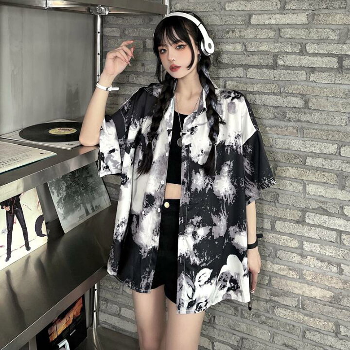 楽天市場】タイダイ シャツ トップス レディース 送料無料 シャツ 半袖 
