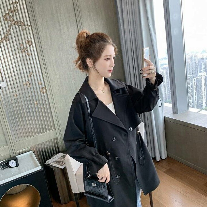 楽天市場 トレンチ コート レディース 送料無料 3色 長袖 べっ甲ボタン ミディアム丈 ポケット 前開き かわいい 大人可愛い シンプル カジュアル 上品 おしゃれ レトロ 大人女子 こなれ感 クール モダン 主役級 黒 赤 ベージュ ブラック レッド Funny Bunny 楽天市場 トレンチ コート レディース 送料無料 3色 長袖 べっ甲ボタン ミディアム丈 ポケット 前開き かわいい 大人可愛い シンプル カジュアル 上品 おしゃれ レトロ 大人女子 こなれ感 クール モダン 主役級 黒 赤 ベージュ ブラック レッド Funny Bunny