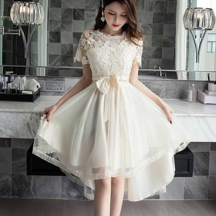 楽天市場】レース ワンピース レディース ドレス 送料無料 花柄  