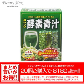 20箱まとめ買い おいしい酵素青汁 JAPANGALS 健康食品 サプリ 大麦若葉 ゴーヤ ケール 健康食品 美容 健康 青汁 酵素 日本製 ファニージンクス TM015SET
