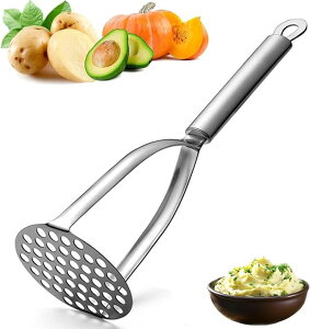 マッシャー 野菜つぶし器 ジャガイモつぶし器 ステンレス鋼 ゆで卵 さつまいも ポテトサラダ ポテトマッシャー 果物 野菜マッシャー 料理 離乳食 調理器具 キッチン 業務用