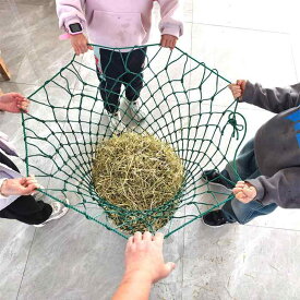 ヘイネット 乗馬用品 ヘイバッグ 細目 スローフィーダー 干し草 少量給餌 食べ過ぎ防止 馬の健康維持 多目的 汎用 耐久性 豊富なカラー 複数サイズ対応 馬具 馬用給餌器 牧草ネット ホ