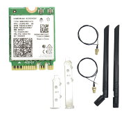 アンテナセット インテル Intel Wi-Fi 6 AX200 AX200NGW Wi-Fi 6 802.11AX + Bluetooth 5.0 M.2/NGFF ワ…