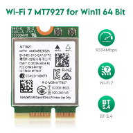 MediaTek WiFi カード MT7927 bluetooth 5.4 WiFi 7 ワイヤレスカード [ 子機 m2 m.2 note ノート パソコ…
