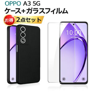 OPPO A3 5G �K���X�t�B���� �P�[�X �Z�b�g �ی�t�B���� �\�t�g�P�[�X �t���ی�K���X�V�[�g �����K���X �V�[�g ������^�C�v �����K���X�t�B���� �J�o�[ �� �u���b�N �ϏՌ� �}�b�g