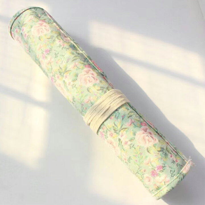 画筆ケース ロール ペン ケース ペイントブラシバッグ ケースホルダー ブラシ筆入れ 20スロット 油絵筆 水彩筆用 筆 道具入れ FUN ROAD 油絵筆 水彩筆 ペグ入れ アウトドア キャンプ 筆入れ ロール 道具入れ