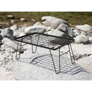 XE[(SLOWER) bV [ e[u AEghA Lv ܂肽 ֗ ϔM ACA v ω׏d50kg BLACK FOLDING MESH TABLE Brundle SLW358