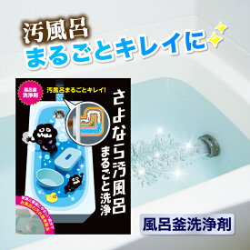 風呂釜洗浄 追い焚き 追いだき 浴槽 風呂用洗浄剤 除菌 さよなら汚風呂 まるごと洗浄 湯垢 湯あか 風呂釜 浴槽 洗面用具 つけ置き洗い 風呂釜洗い　 風呂釜掃除 風呂用洗剤 バスルームクリーナー