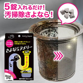 【楽天1位】排水口 ヌメリ取り ヌメリ カビ ニオイ 対策 さよならヌメリー 60錠入り 公式 キッチン 掃除 予防 排水口掃除 排水溝 台所掃除 お風呂掃除 臭い シンク 洗浄剤 洗剤 消臭 バイオ 非塩素