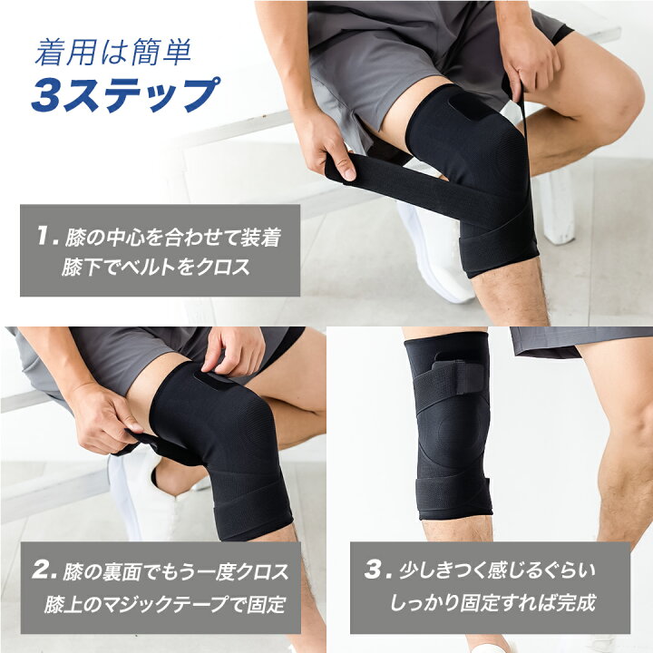 膝サポーター 大きい サイズ スポーツ 薄手 ひざ