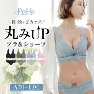 ＼5%OFFクーポン／ブラジャー ノンワイヤー ブラ セット ショーツ ナイトブラ 育乳ブラ バストアップ 谷…