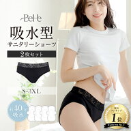 ＼先着400名限定15%OFFクーポン／【2枚セット】サニタリーショーツ 吸水 夜用 昼用 ヒップアップ シーム…