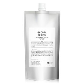 【大容量】GLOBAL TRAVEL グローバルトラベル シャンプー 美容室専売 サロン専売 髪質改善 ダメージ補修 硬水対応 詰め替え 単品 (500ml)