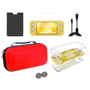 Nintendo Switch �P�[�X �ϏՌ� �j���e���h�[�X�C�b�` �L�������O �P�[�X 6in1�Z�b�g �Ռ��z�� ���[�P�[�X �X�C�b�`�R���g���[���[ �ی�P�[�X �K���X�t�B�����t�� Switch�p EVA�|�[�` �|�[�^�u��