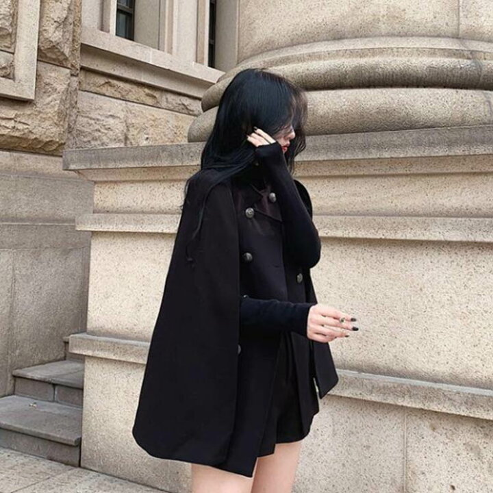 ポンチョコート レディース コート ポンチョ マント ケープ ムートン  