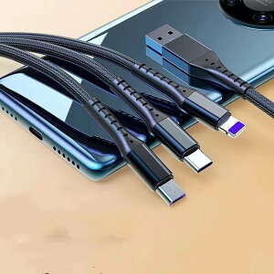 3FWJ 3in1 [dP[u X}z iphone iOS Android iPad ^ubg Ή [d iC҂ fɂ v }[d Micro USB Type-C iOS [d P[u v[g