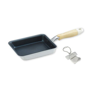 J-kitchens 玉子焼き 卵焼き 36.8×14.8×6.3cm IH対応 ガス ダイヤモンドコートふっ素樹脂加工 オリジナル カンキリくんT 付