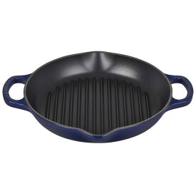 ル・クルーゼ(Le Creuset) 鋳物 ホーロー 鍋 シグニチャー ディープ ラウンド・グリル 25 cm