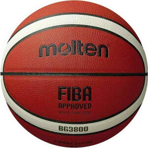 �����e��(molten) �o�X�P�b�g�{�[�� FIBA���F �R���|�W�b�g���U�[ �����V�� �I�����W/�A�C�{���[ BG3800