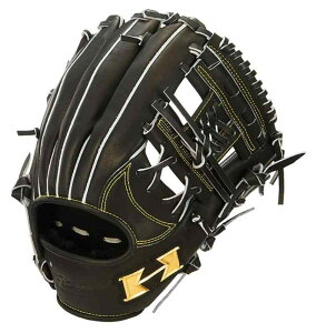 HI-GOLD ハイゴールド 一般軟式用グラブ 心極 KKG-5406 ブラック LH 右投 遊撃手・二塁手用 ショート・セカンド用 内野手用