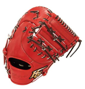 HI-GOLD ハイゴールド 一般軟式用ミット 己極 OKG-510F SRバーニングオレンジ LH 右投 一塁手用 ファーストミット