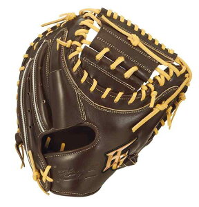 HI-GOLD ハイゴールド 一般軟式用ミット 己極 OKG-610M SRダークブラウン LH 右投 捕手用 キャッチャーミット