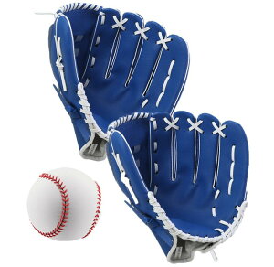 Chewes Kwen キャッチボールセット大人用 野球 グローブセット 野球ボール付き カップル 野球セット 親子セット 12.5インチ 右投げ用 左手着用 子供用 小学生 低学年用 ジュニア用 外遊び 公園