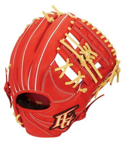 HI-GOLD ハイゴールド 少年軟式用グラブ ROOKIESシリーズ RKG-1212 バーニングオレンジ LH 右投 M-Lサイズ (対象:小学3〜5年生)
