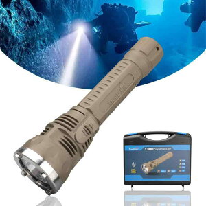 TrustFire ダイビングライト LED 懐中電灯 最強 水中ライト 超高輝度 ハンディライト 広角 Type-C双方向充電式 水中70Mまで使用