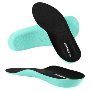 【LA SUNCHER】インソール 疲れない 衝撃吸収 立ち仕事 土踏まず アーチサポート 中敷き 消臭 サポーティブリバウンド 柔らかい サイズ調整